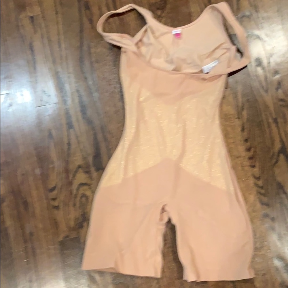 Spans Open Bust Body Suit